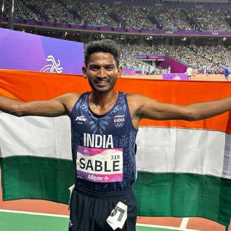 Indian steeplechase runner Avinash Sable 