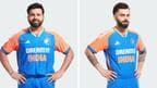Rohit Sharma and Virat Kohli in Team India's T20 World Cup 2024 jersey