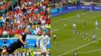 Kevin De Bruyne recreates Iconic Robin Van Persie goal in 2014 FIFA World Cup