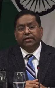External Affairs Ministry spokesperson Randhir Jaiswal