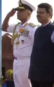 PM Modi unveils Shivaji statue before Navy Day demos.