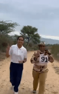 Harmeet Kaur, who used to run 15 kms with a weapon in hand and a load of 10 kgs on her back, managed to shed more than 14 kgs in just a few weeks span.