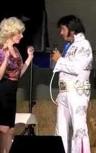 Carol Burnett and Elvis Presley