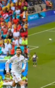 Kevin De Bruyne recreates Iconic Robin Van Persie goal in 2014 FIFA World Cup