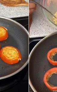 Tomato ring omelette recipe has gone viral 