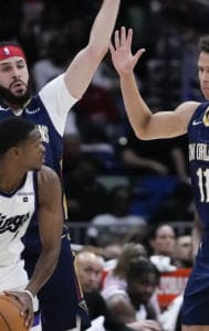 Sacramento Kings take on the New Orleans Pelicans in NBA Play-in
