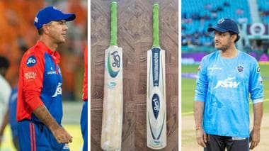 Ricky Ponting on his 2003 World Cup bat