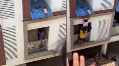 Toddler rescued from Chennai apartment, video goes viral