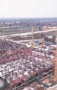 Noida International Airport in Jewar is currently under construction