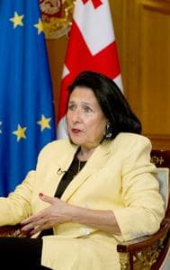 Georgian President Salome Zourabichvili has labelled the foreign influence bill passed by the nation's parliament as "unacceptable".