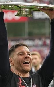 Leverkusen's head coach Xabi Alonso