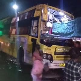 4 Killed, over 15 Injured in Bus-Lorry Collision on Chennai-Trichy National Highway