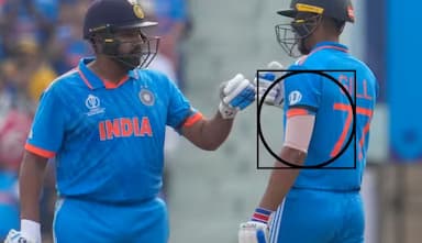 Indian team wearing black armband 