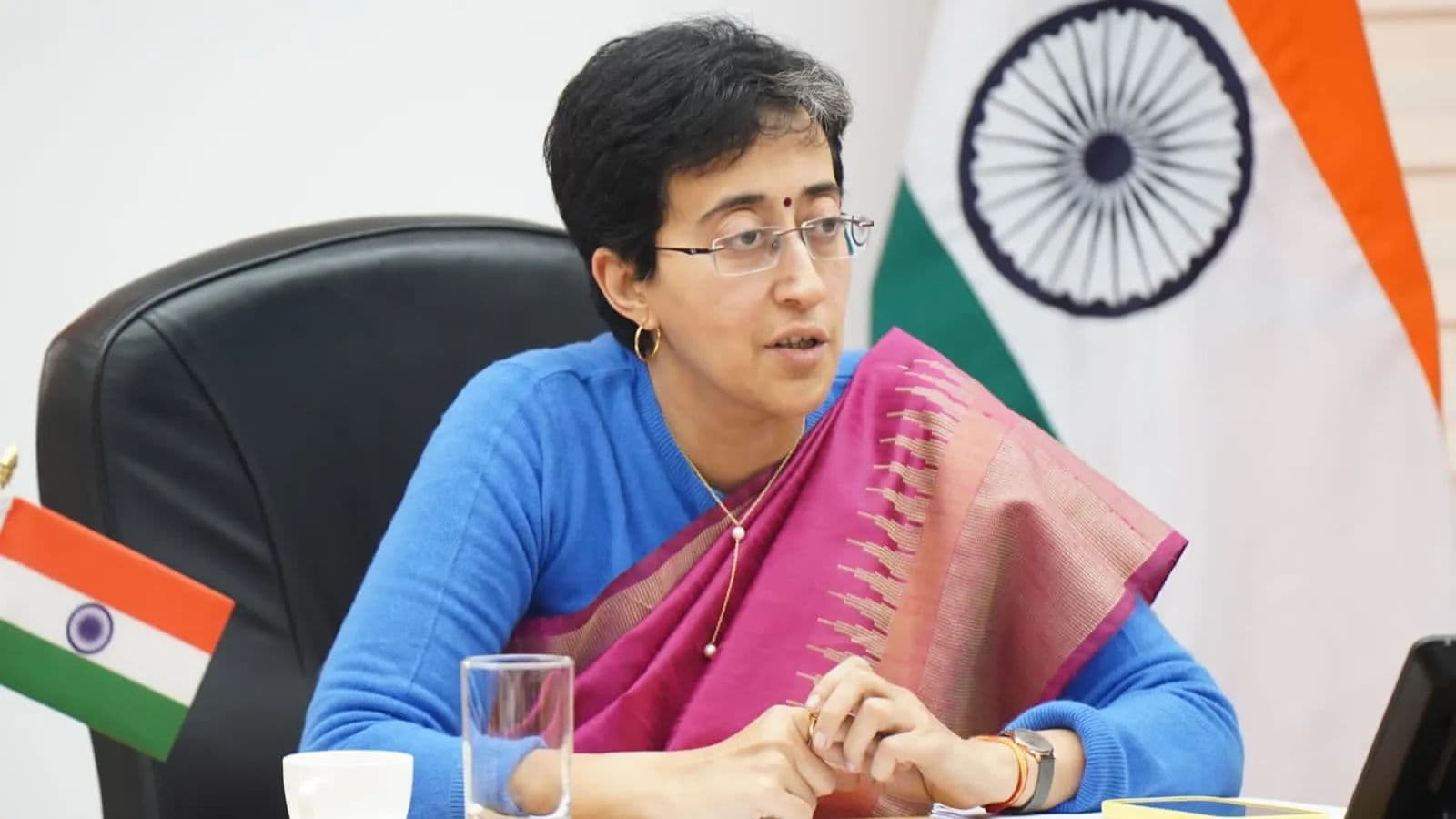Public Works Department minister Atishi on Thursday inspected the Bhairon Marg underpass