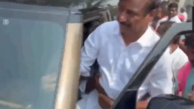 BRS MP and party candidate Prabhakar Reddy stabbed