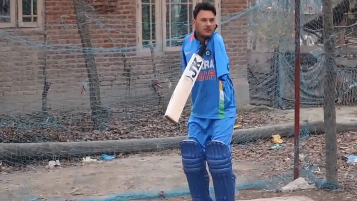 34-year-old differently-abled cricketer Amir Hussain Lone
