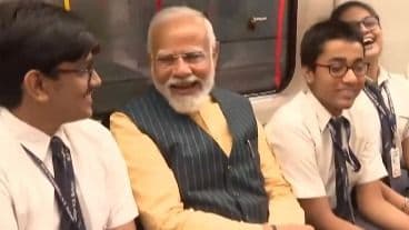 PM Modi Rides underwater Metro