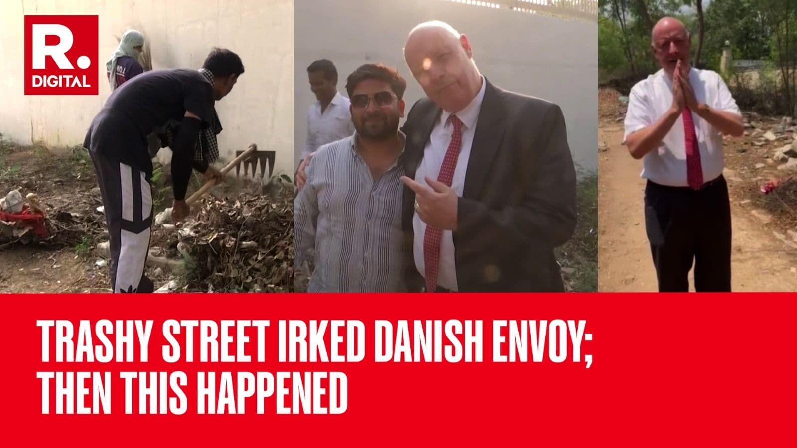 This Is What Happened After Danish Envoy Flagged Trashy, Dirty Lane Near Embassy In Viral Video
