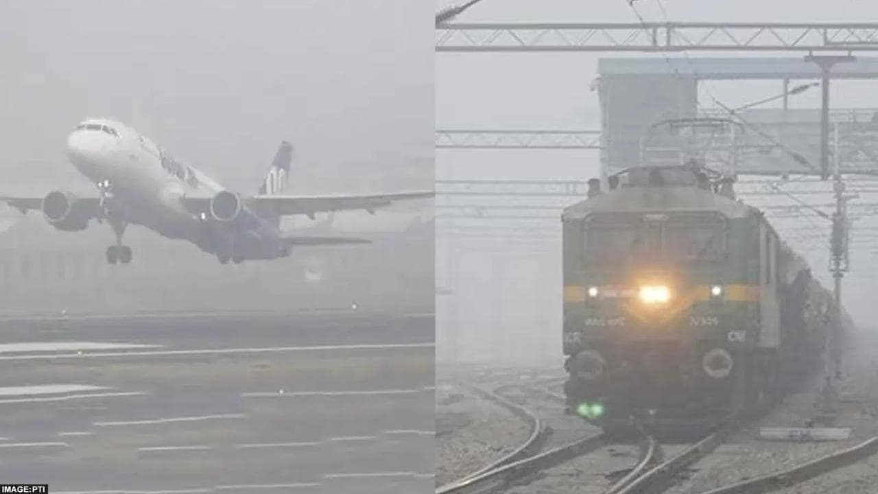 Trains and flights affected in Delhi due to fog