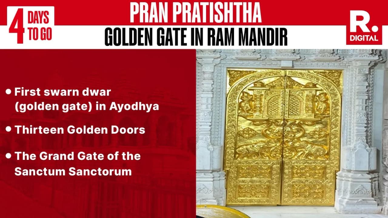 Golden Gate of Ram Mandir 