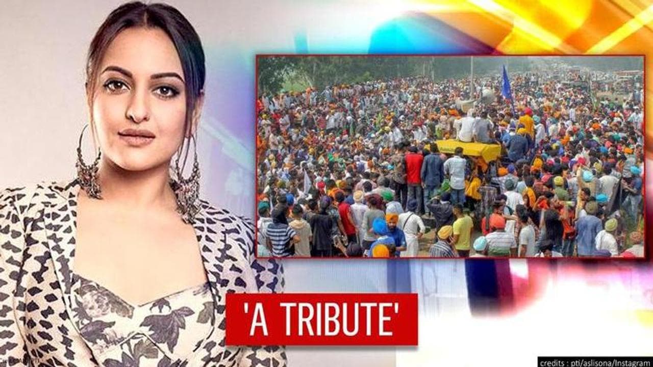 Sonakshi Sinha recites poem on plight of farmers, says 'tribute to the hands that feed us'