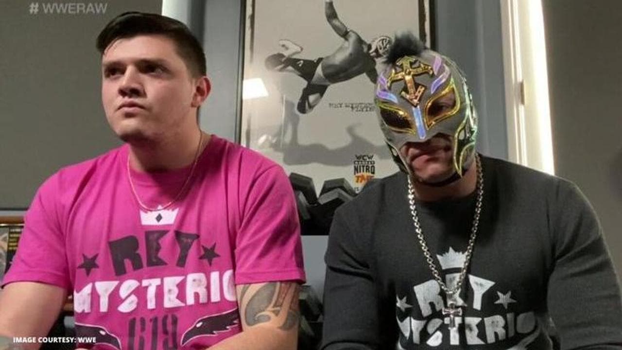 Rey Mysterio and Dominick