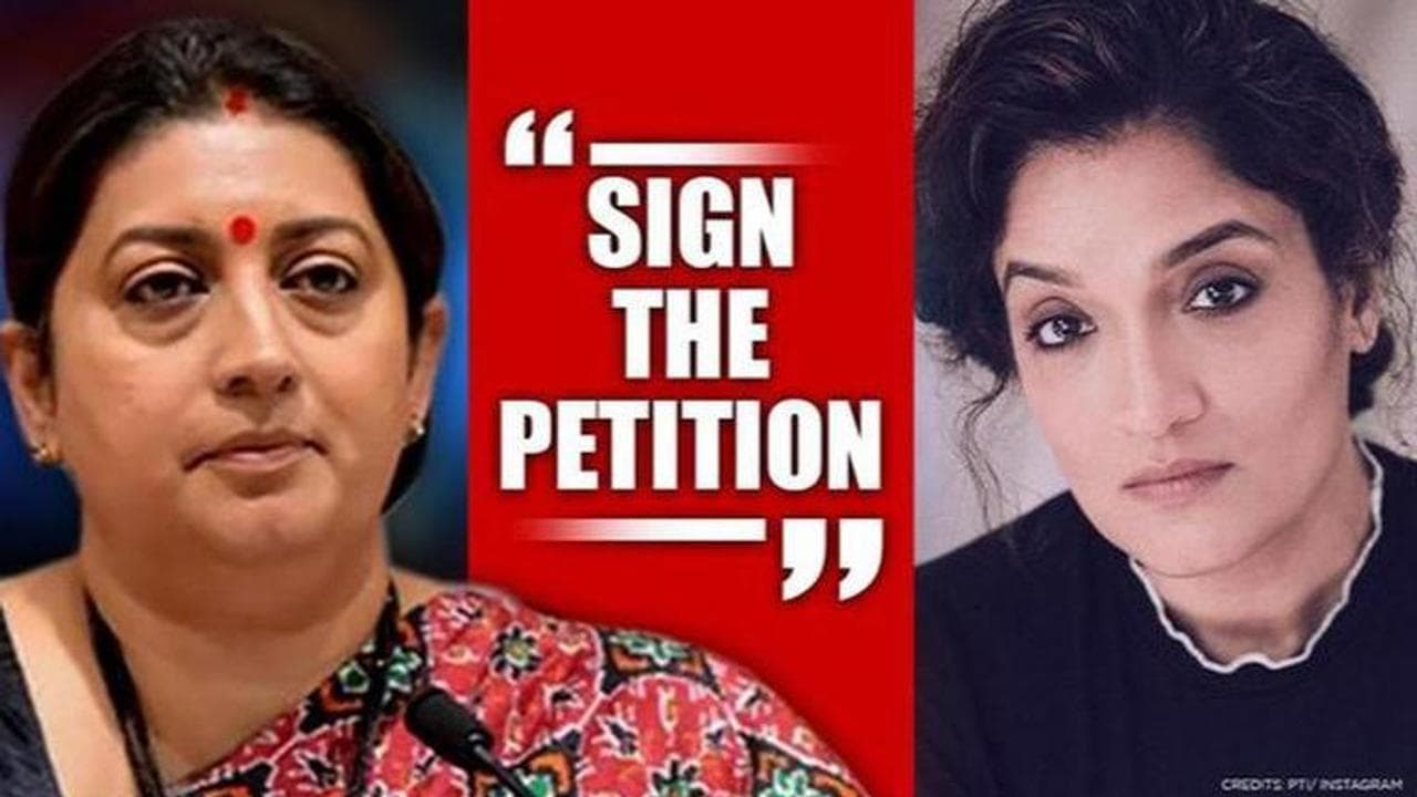 Celebs share petition on domestic violence in lockdown, Smriti Irani terms it 'fake news'