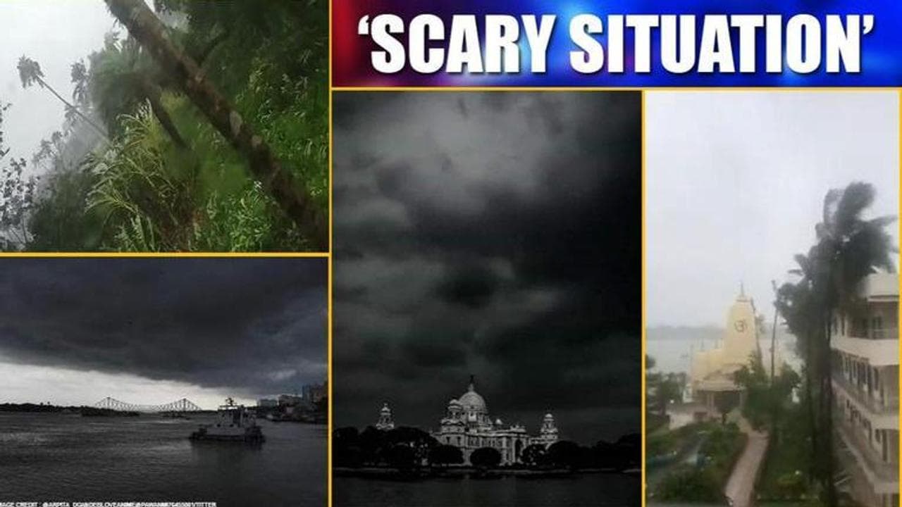 Cyclone Amphan: Netizens share chilling videos as storm wreaks havoc in Bengal, Odisha