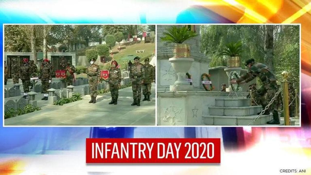 Chinar Corps of Indian Army pay tribute at Badami Bagh War Memorial on 74th Infantry Day