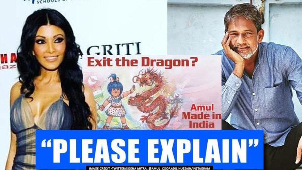 Amul vs China: Koena Mitra lauds dairy giant for topical, Adil Hussain questions Twitter