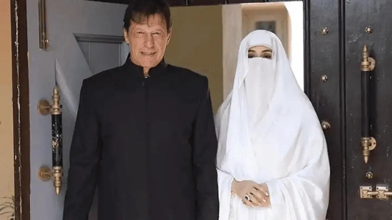 Imran khan and Bushra Bibi 