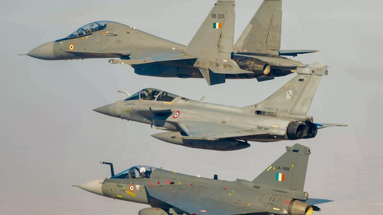 SU 30 MKI along with Rafale and homegrown Tejas.