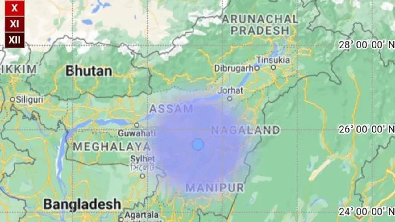 An earthquake of magnitude 3.6 on the Richter Scale hit Assam on Monday,  National Center for Seismology confirmed.