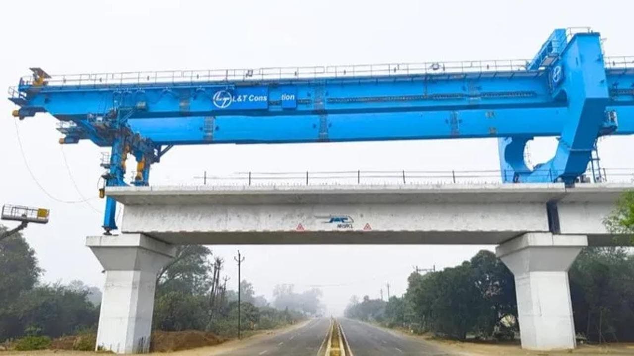 Indian Railways launch full span girder on NH 360 in Billimora
