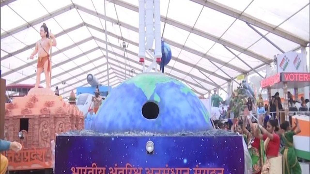 ISRO's showcased the success of Chandrayaan-3.