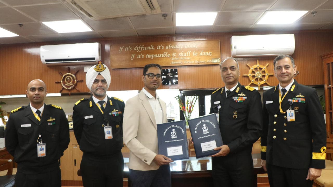 The Indian Navy and IIT Bombay signed a MoU for a special MTech program in Systems & Control Engineering