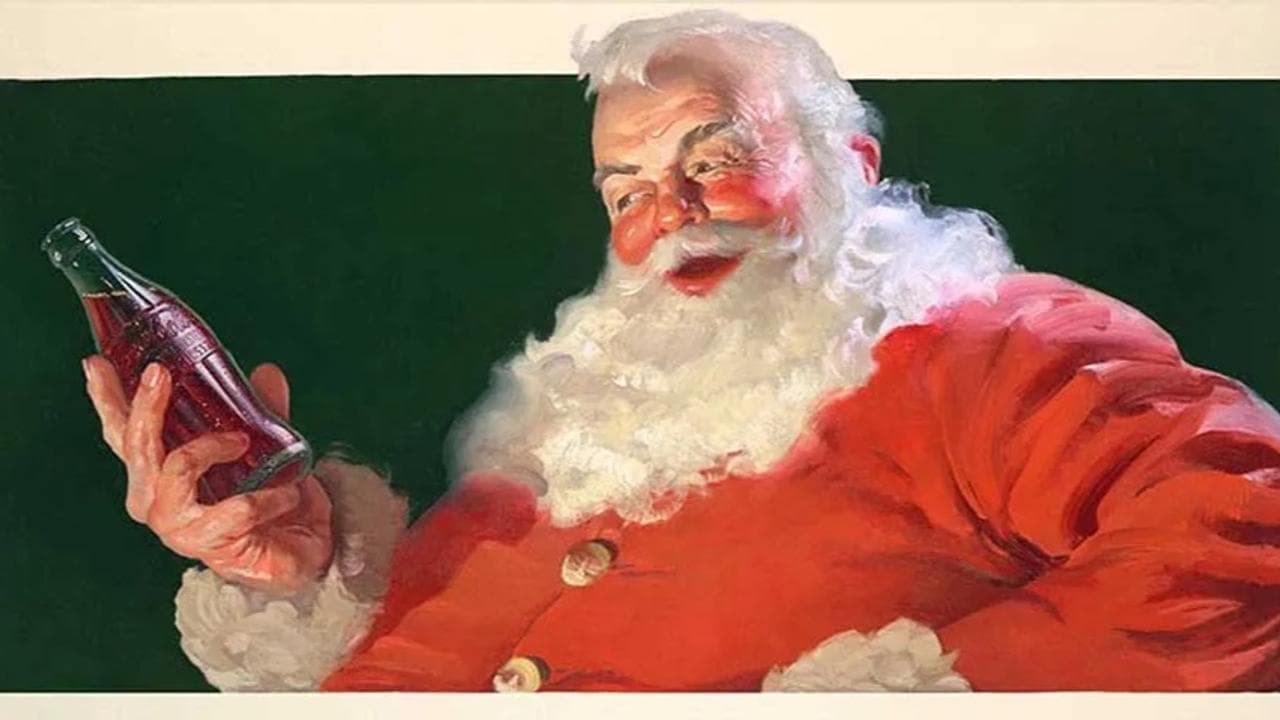 The Santa Claus and Coca-Cola connect 