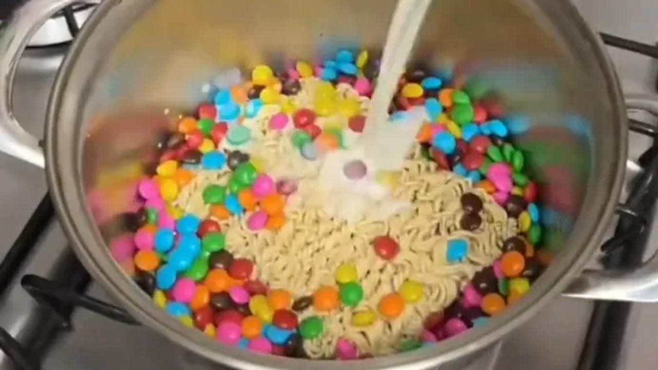 Maggi with milk and gems takes social media by storm