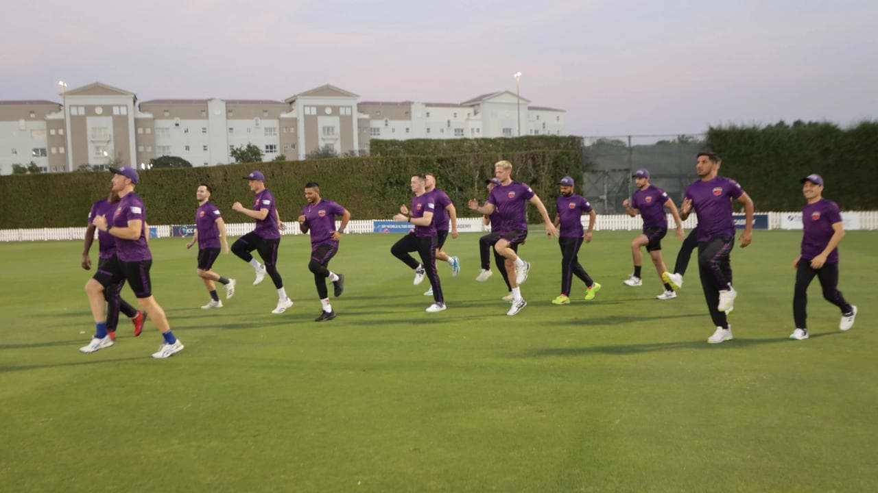 Sharjah Warriors in training