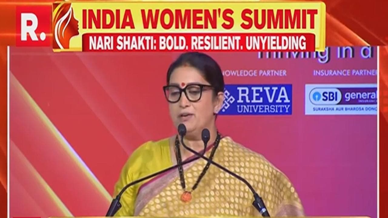 Smriti Irani at Republic India Women's Summit