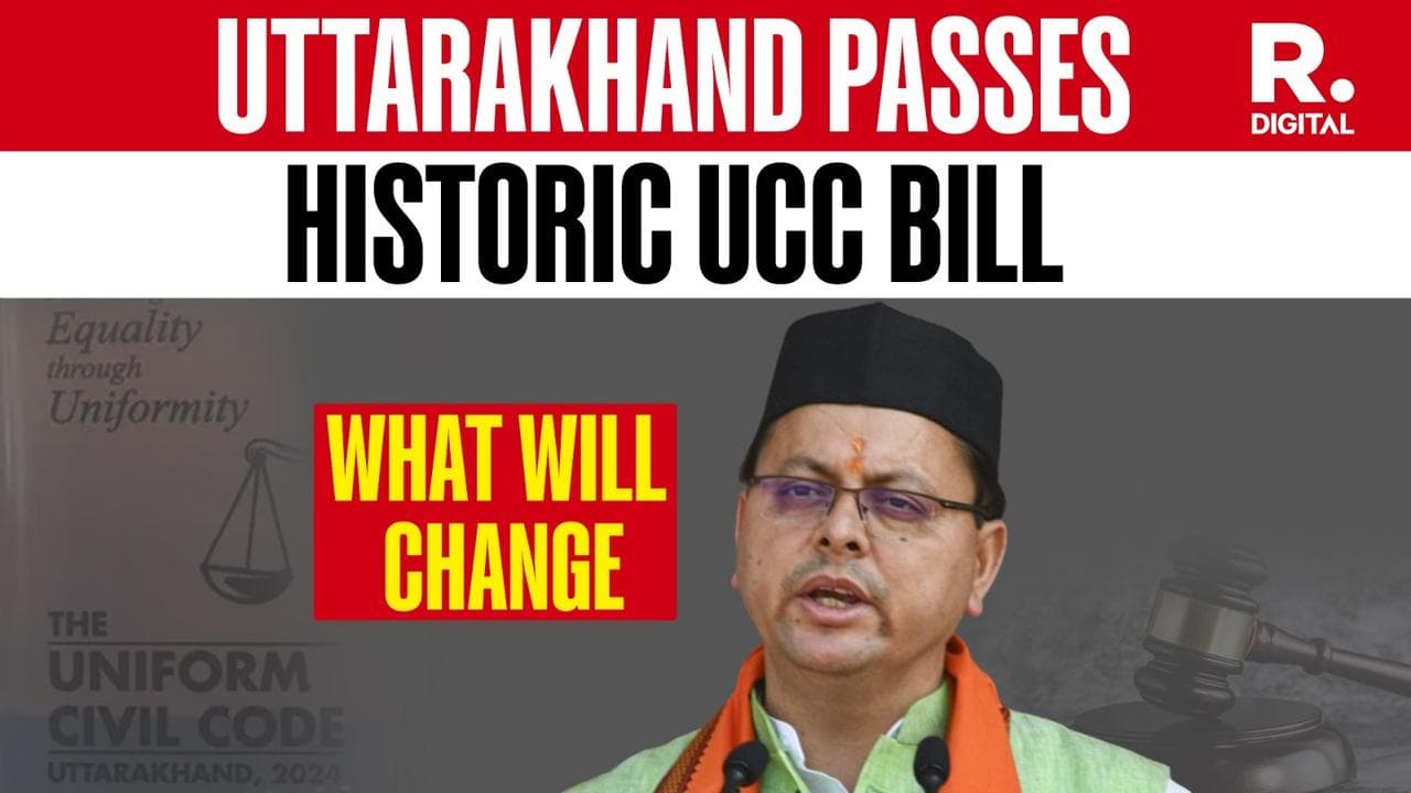 UCC Bill Passed in Uttarakhand