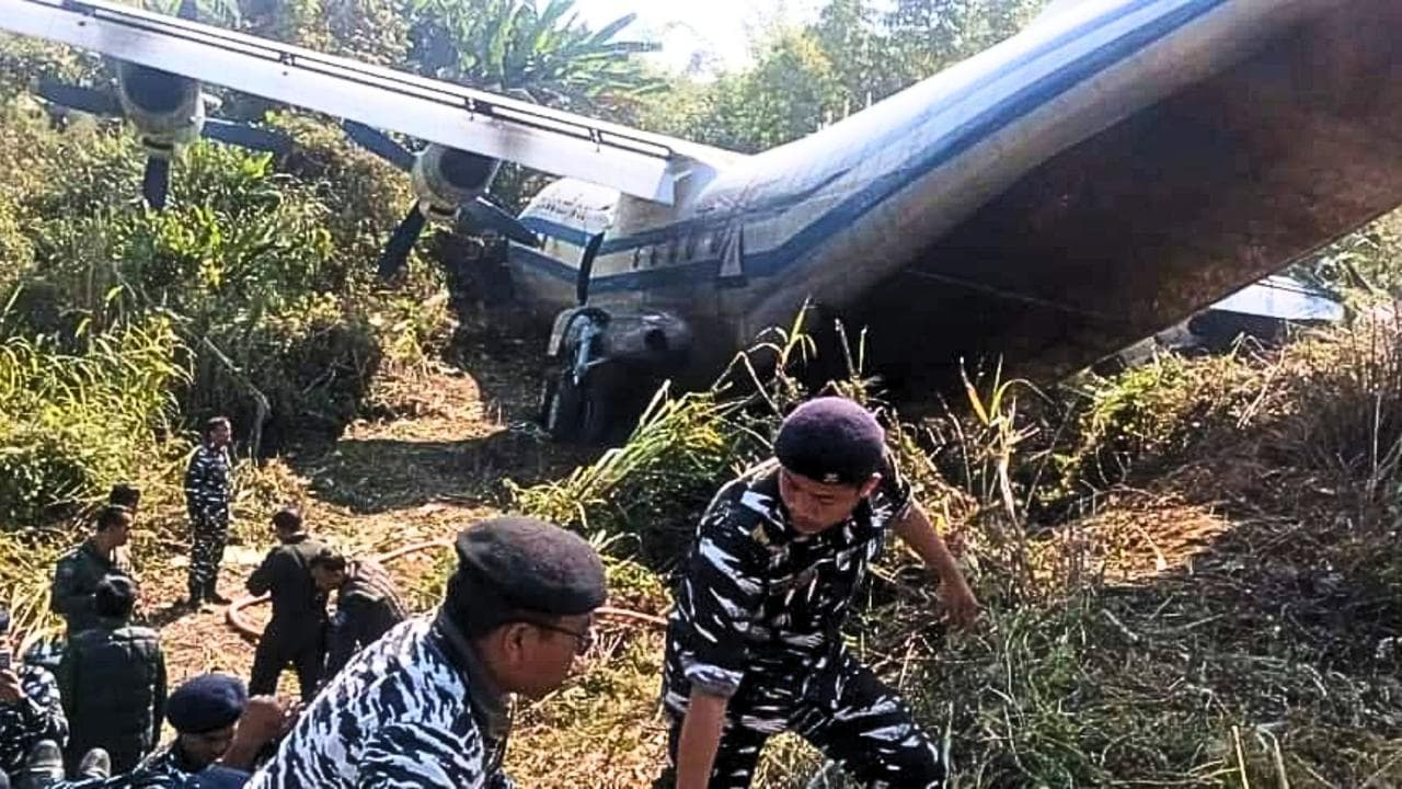 Myanmar Army plane with 14 people crashes at Mizoram's Lengpui airport