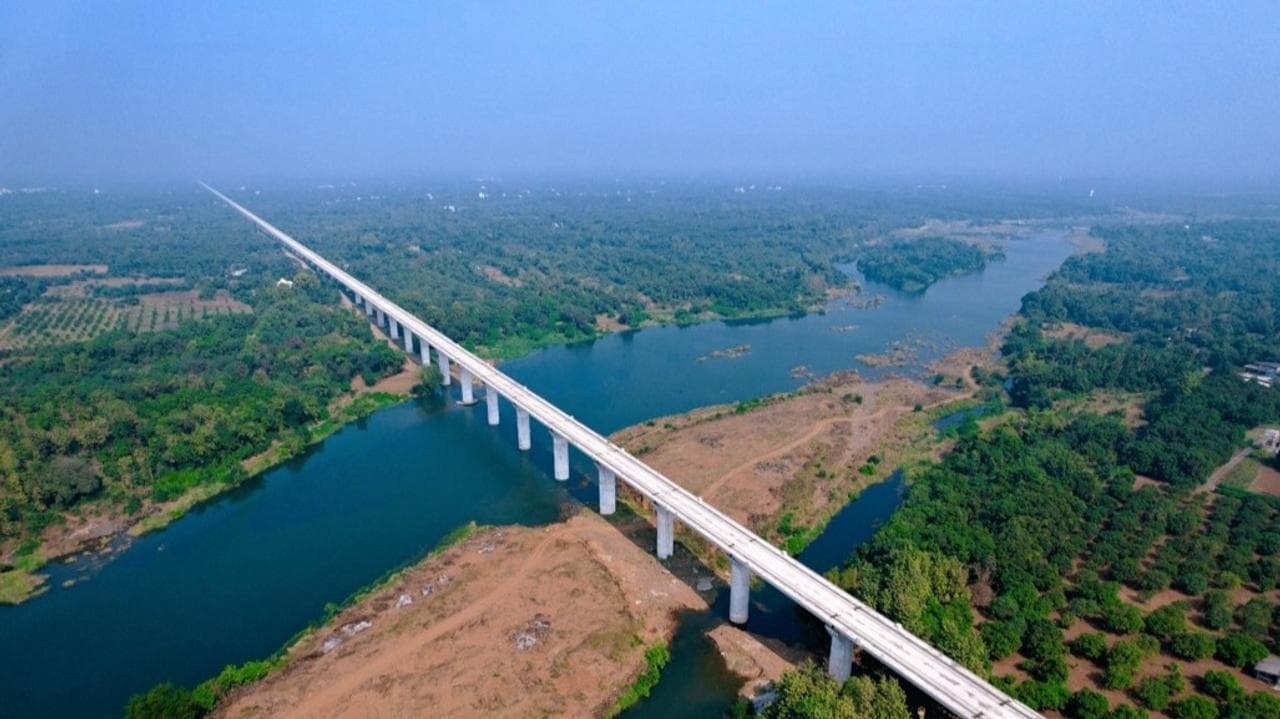 Auranga Bridge in Valsad, Gujarat
