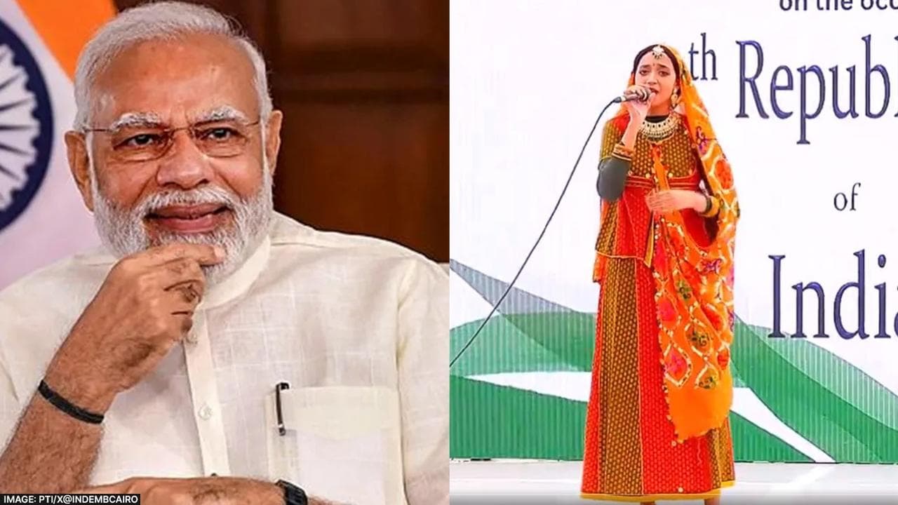 PM Modi has praised the Egyptian girl Kariman for her Desh Rangeela performance. 