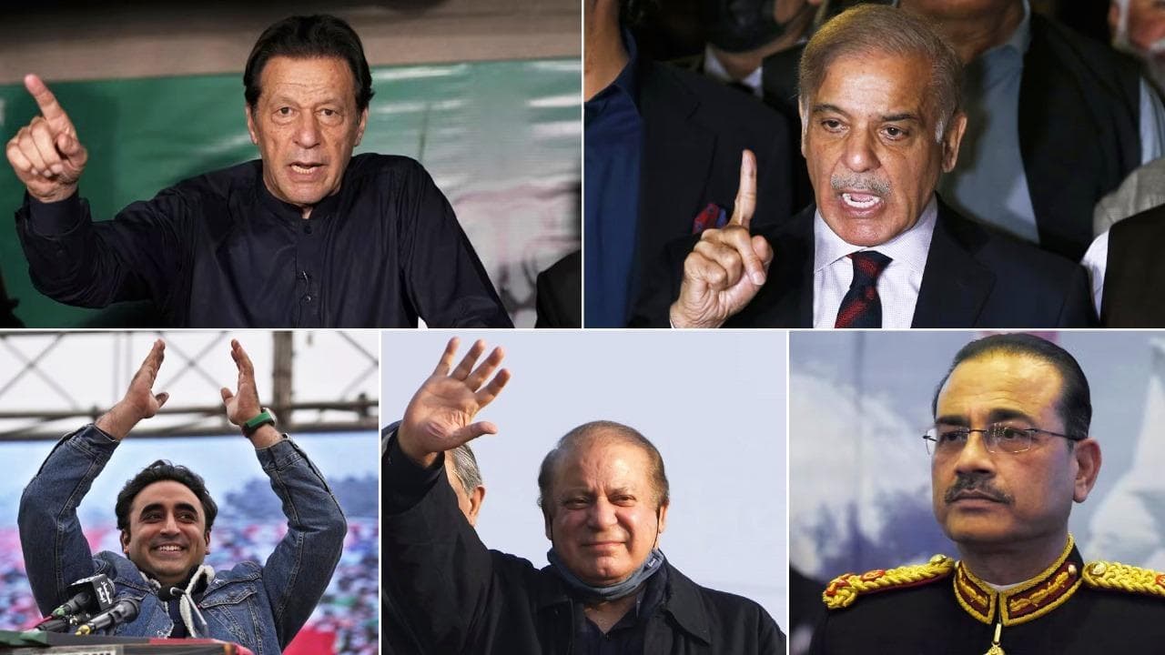 Key Leaders in Pakistan General Elections 