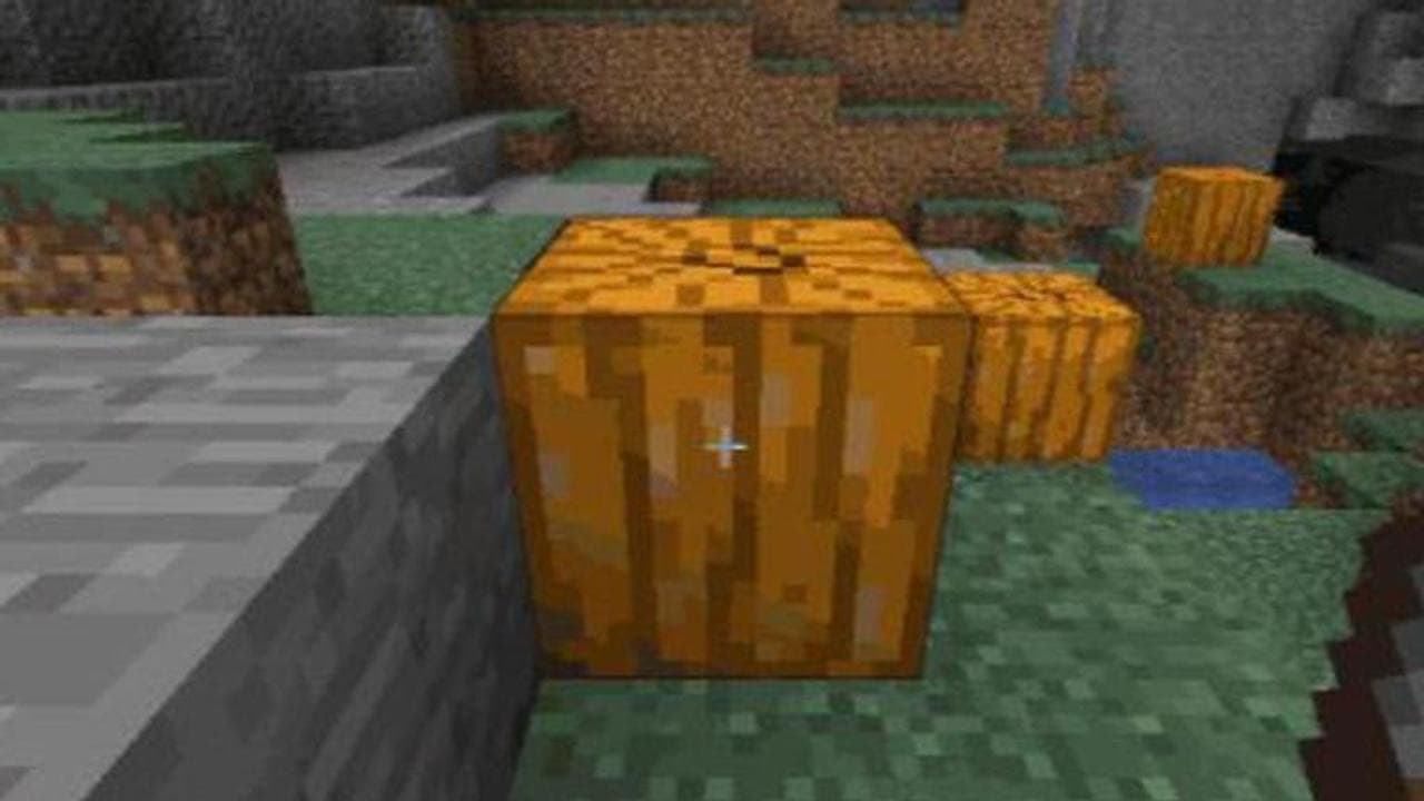 how to carve a pumpkin in minecraft