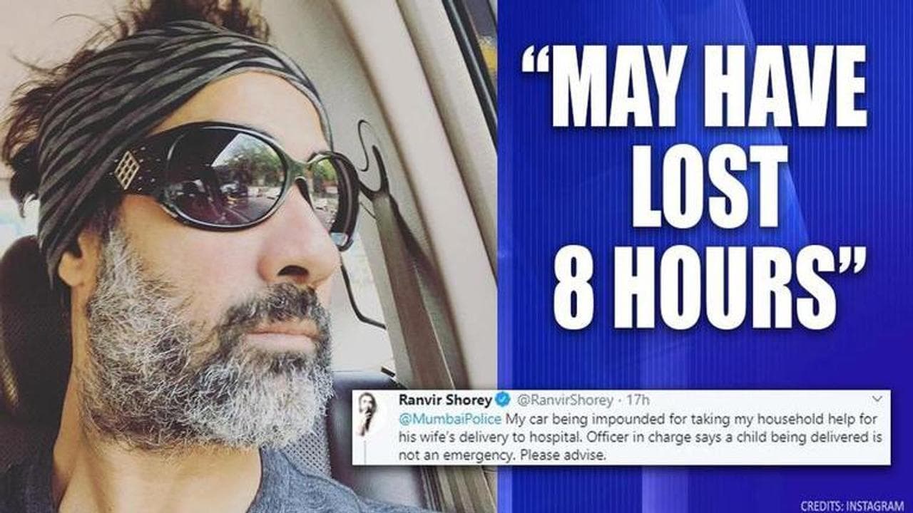 Ranvir Shorey says 'haven't lost faith in you' after row with Mumbai Police gets resolved