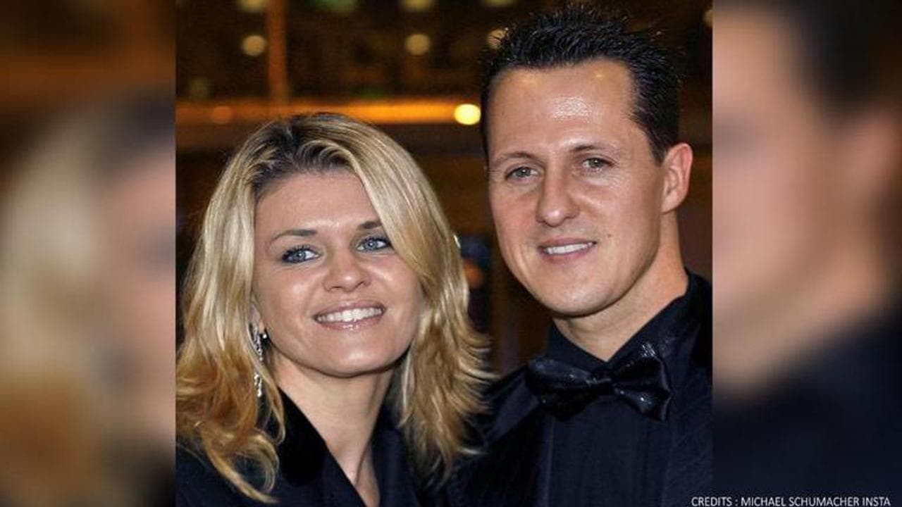 Michael Schumacher and his wife
