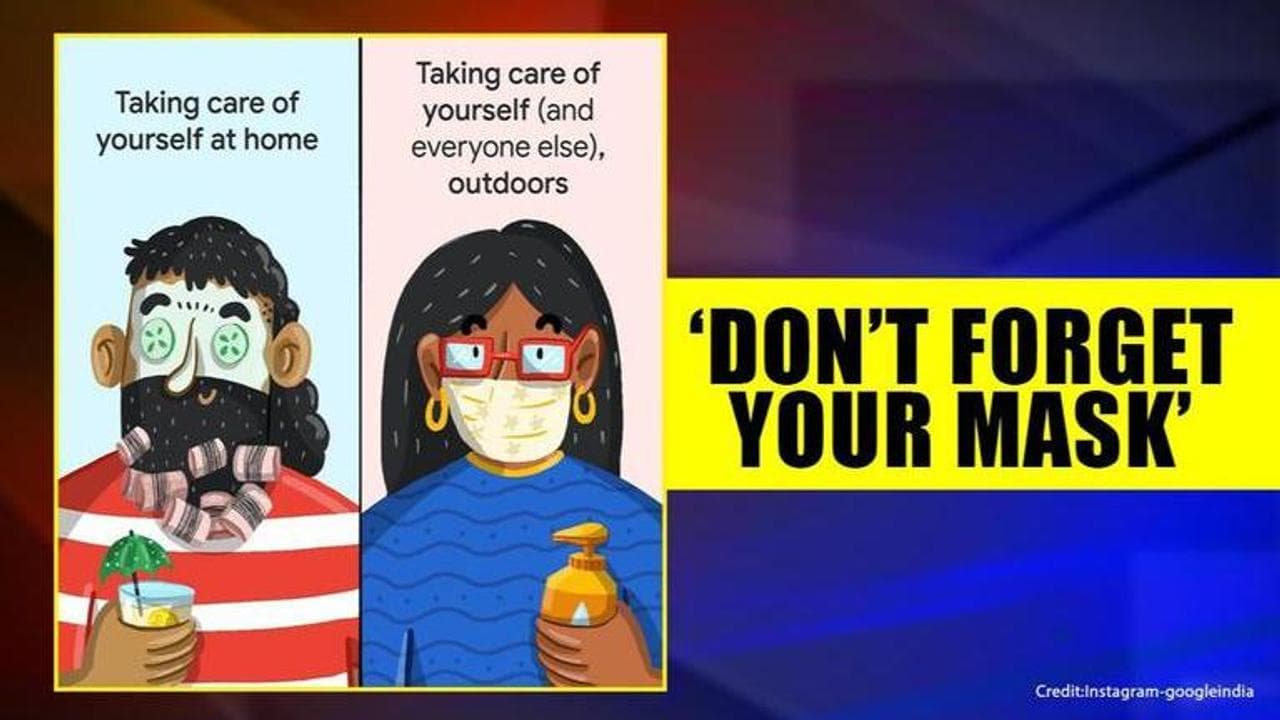Google India says important to 'self care outside', urges people to wear masks