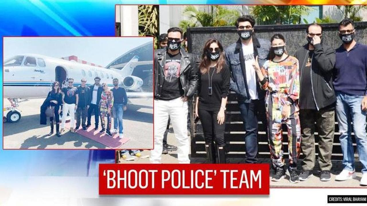 Saif Ali Khan, Jacqueline, Arjun, Yami come together for 'Bhoot Police', set off in style